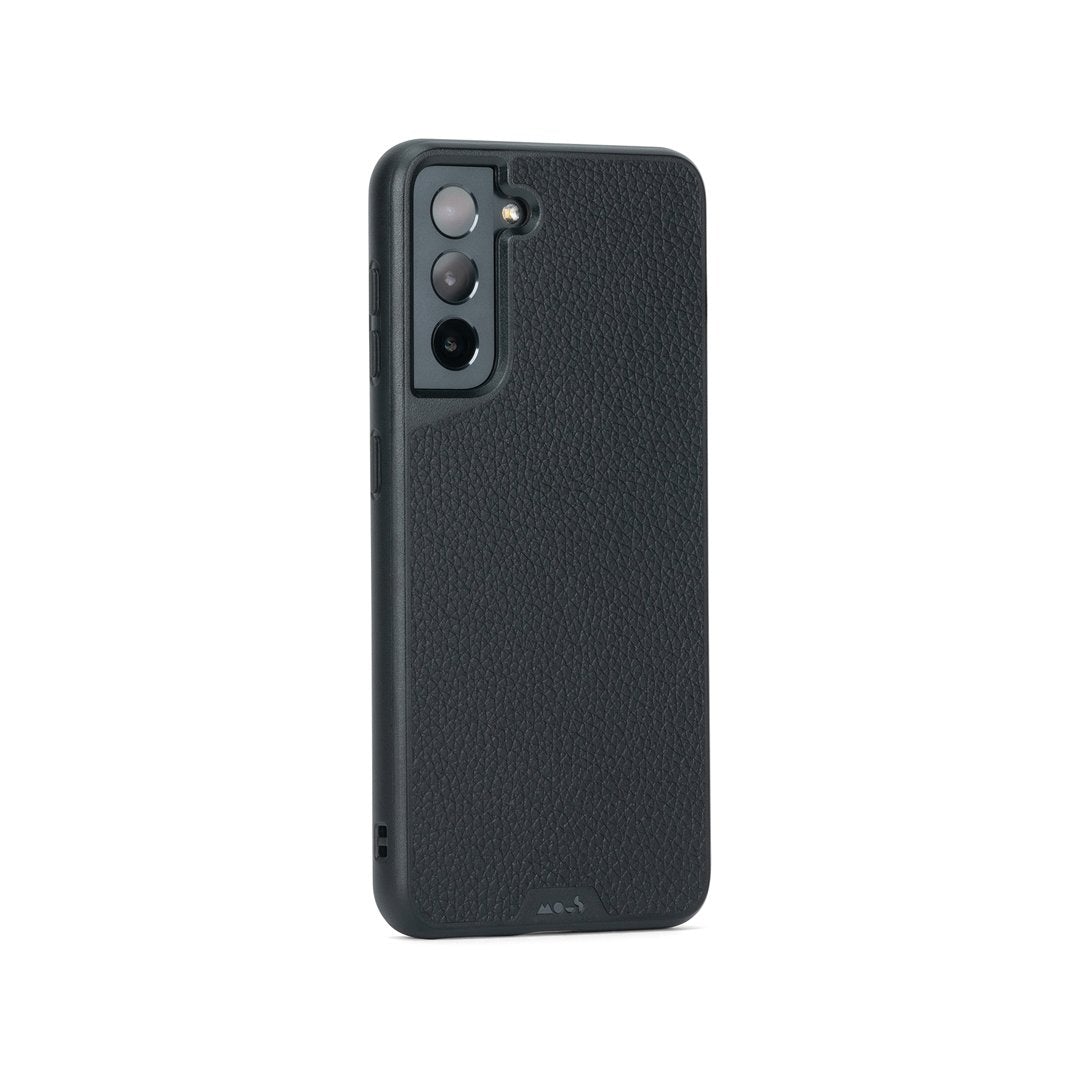 Black Leather Protective Phone Case - Limitless - US 1807